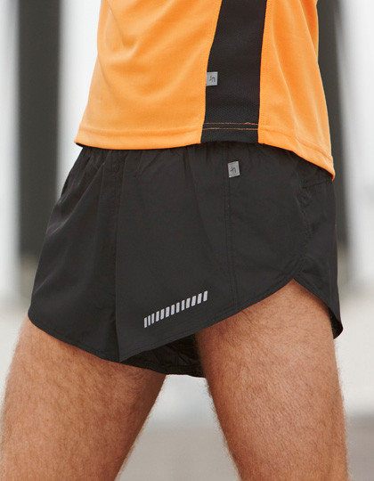 James+Nicholson Men´s Running Shorts Black