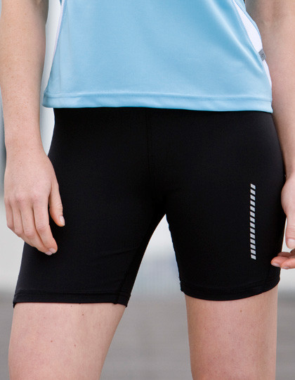 James+Nicholson Ladies´ Running Short Tights Black