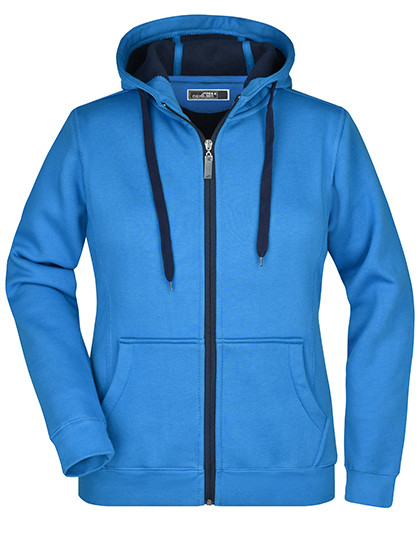 James&Nicholson Ladies´ Doubleface Jacket Azur