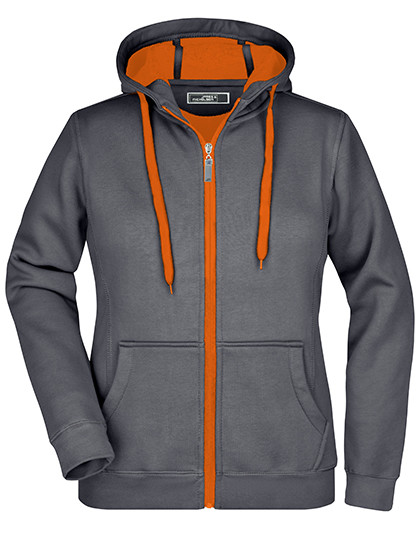 James&Nicholson Ladies´ Doubleface Jacket Carbon