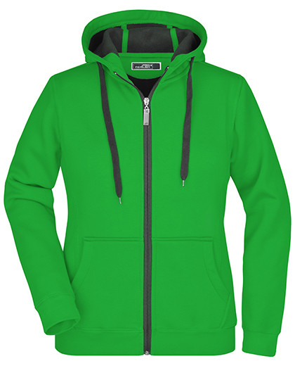 James&Nicholson Ladies´ Doubleface Jacket Fern Green