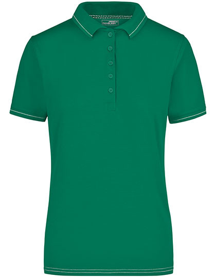 James&Nicholson Ladies´ Elastic Polo Irish Green
