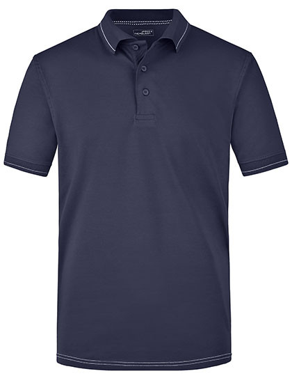 James&Nicholson Men´s Elastic Polo Navy