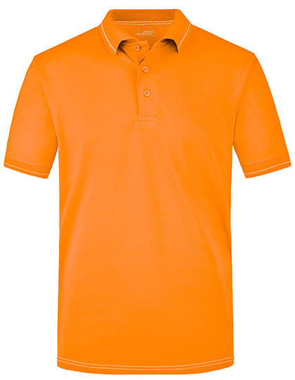 James&Nicholson Men´s Elastic Polo Orange