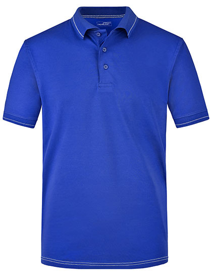James&Nicholson Men´s Elastic Polo Royal