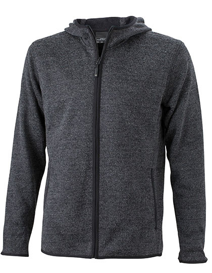 James&Nicholson Men´s Knitted Fleece Hoody