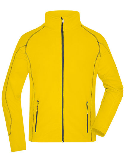 Daiber Men´s Structure Fleece Jacket Yellow