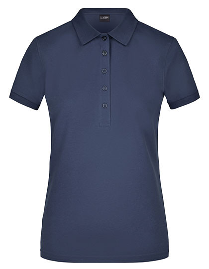 James&Nicholson Ladies´ Elastic Polo Piqué Navy