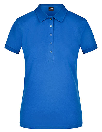 James&Nicholson Ladies´ Elastic Polo Piqué Royal