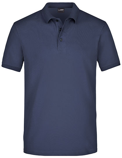 James&Nicholson Men´s Elastic Polo Piqué Navy