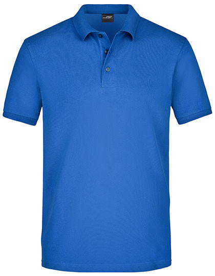 James&Nicholson Men´s Elastic Polo Piqué Royal