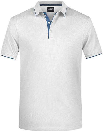 Daiber Men´s Polo Stripe White