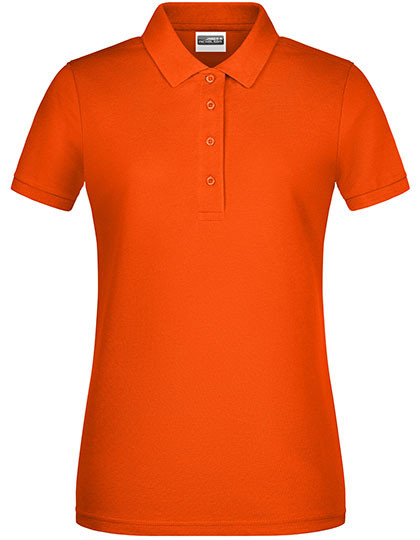Daiber Ladies´ Basic Polo Dark Orange
