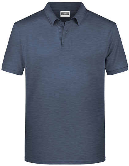 Daiber Men´s Basic Polo Light Denim Melange