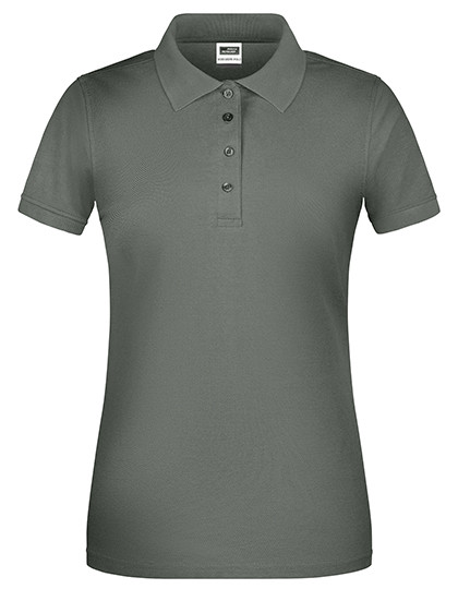 Daiber Ladies´ Bio Workwear Polo Dark Grey (Solid)