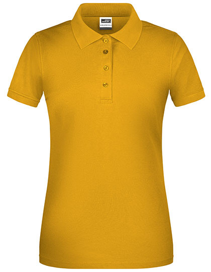 Daiber Ladies´ Bio Workwear Polo Gold Yellow