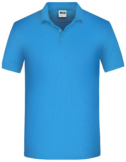 Daiber Men´s Bio Workwear Polo Aqua