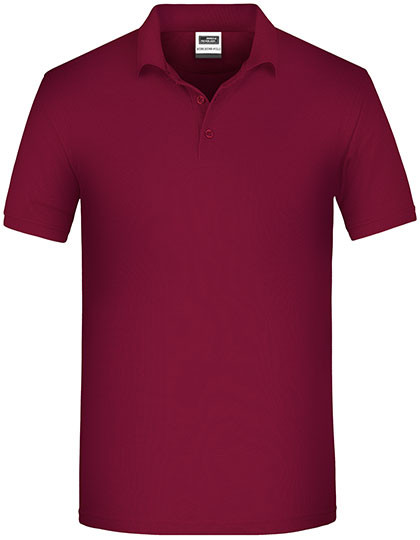 Daiber Men´s Bio Workwear Polo Wine