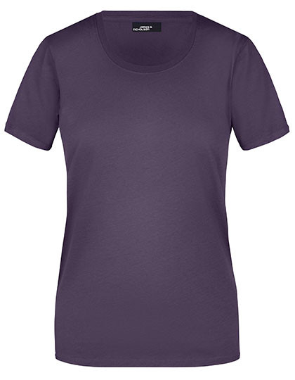 James&Nicholson Ladies´ Basic-T Aubergine