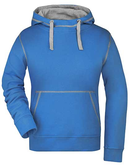 James&Nicholson Ladies´ Lifestyle Hoody Cobalt