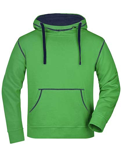 James&Nicholson Men´s Lifestyle Hoody Green