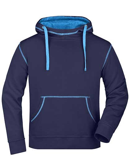 James&Nicholson Men´s Lifestyle Hoody Navy