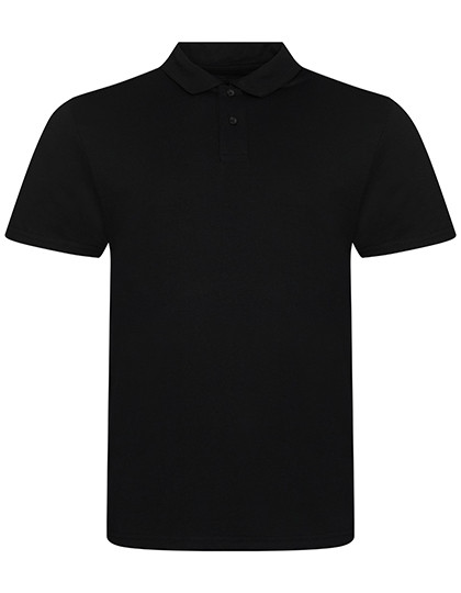 Just Polos Tri-Blend Polo Solid Black