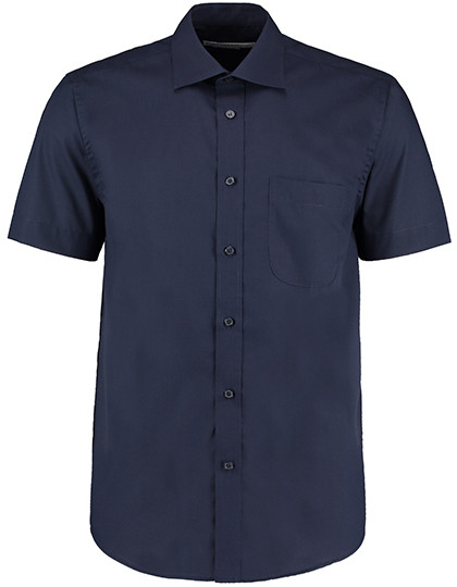 Kustom Kit Men´s Classic Fit Business Shirt Short Sleeve Dark Navy