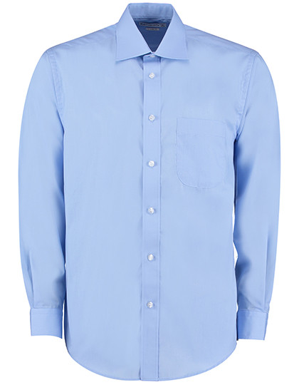 Kustom Kit Men´s Classic Fit Business Shirt Long Sleeve Light Blue