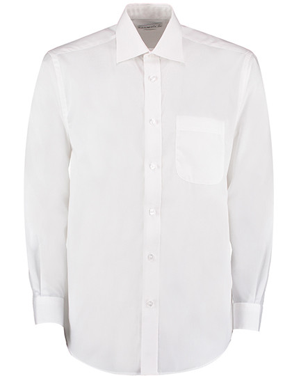 Kustom Kit Men´s Classic Fit Business Shirt Long Sleeve White