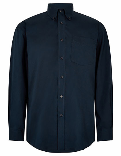 Kustom Kit Men´s Classic Fit Premium Oxford Shirt Long Sleeve Dark Navy