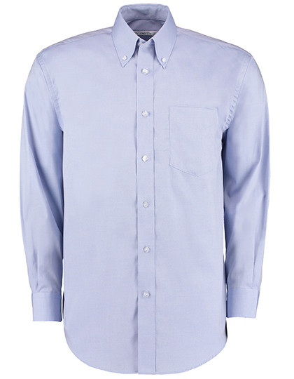 Kustom Kit Men´s Classic Fit Premium Oxford Shirt Long Sleeve Light Blue