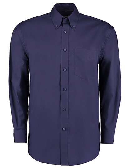 Kustom Kit Men´s Classic Fit Premium Oxford Shirt Long Sleeve Midnight Navy