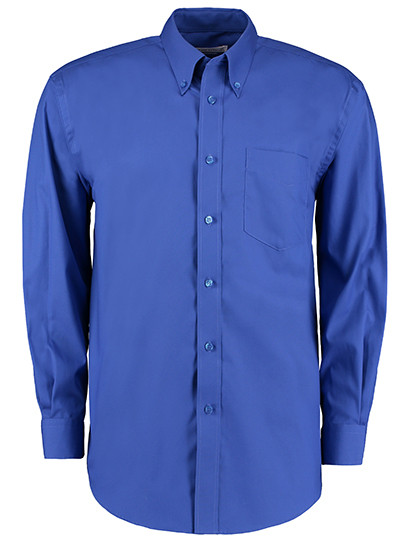 Kustom Kit Men´s Classic Fit Premium Oxford Shirt Long Sleeve Royal