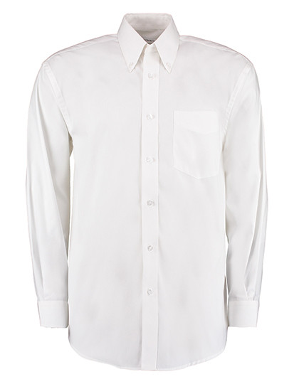 Kustom Kit Men´s Classic Fit Premium Oxford Shirt Long Sleeve White