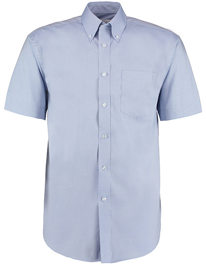 Kustom Kit Men´s Classic Fit Premium Oxford Shirt Short Sleeve Light Blue