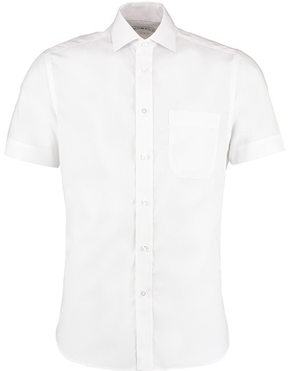 Kustom Kit Men´s Classic Fit Non Iron Shirt Short Sleeve White