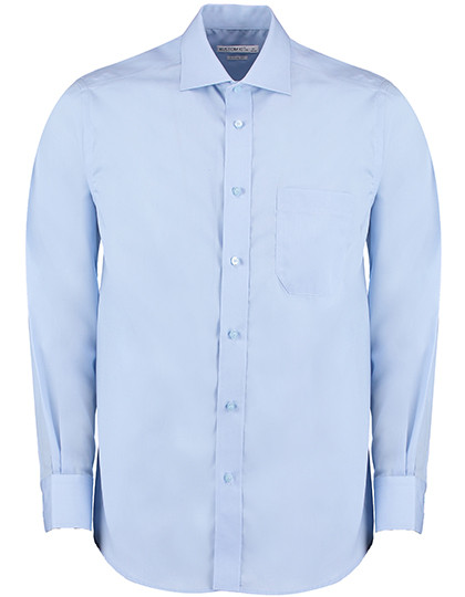 Kustom Kit Men´s Classic Fit Non Iron Shirt Long Sleeve Light Blue