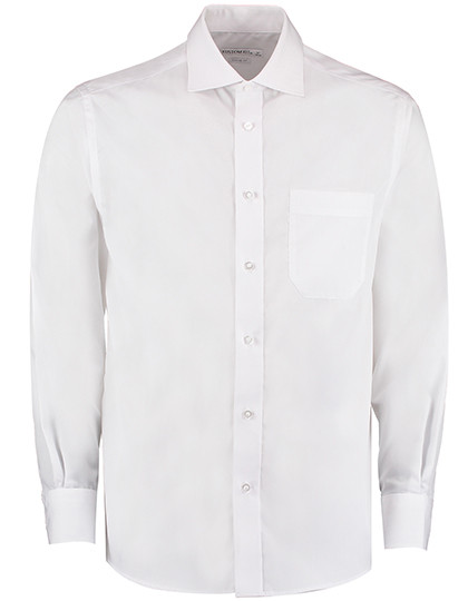 Kustom Kit Men´s Classic Fit Non Iron Shirt Long Sleeve White