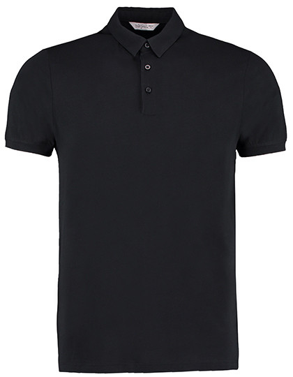 Bargear Men´s Fashion Fit Polo Shirt Short Sleeve Black