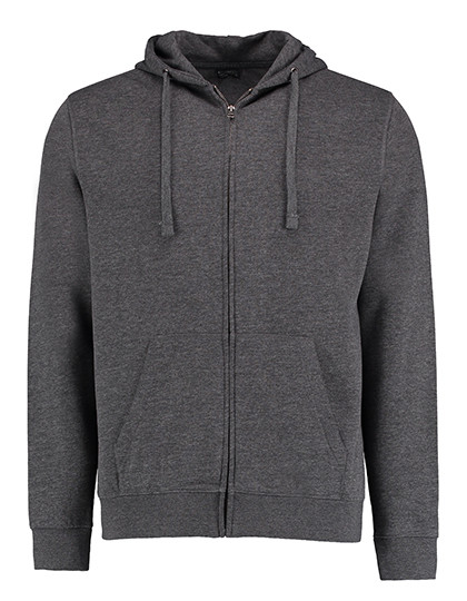 Kustom Kit Regular Fit Superwash® 60° Zipped Hoodie Dark Grey Marl