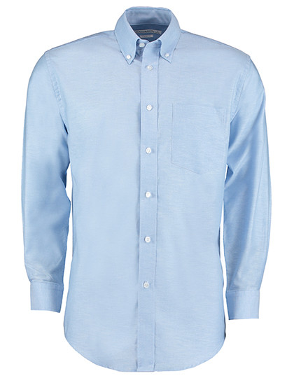 Kustom Kit Men´s Classic Fit Workwear Oxford Shirt Long Sleeve Light Blue