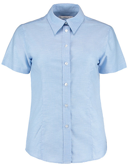 Kustom Kit Women´s Tailored Fit Workwear Oxford Shirt Short Sleeve Light Blue