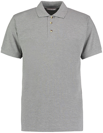 Kustom Kit Classic Fit Workwear Superwash® 60° Polo Heather Grey
