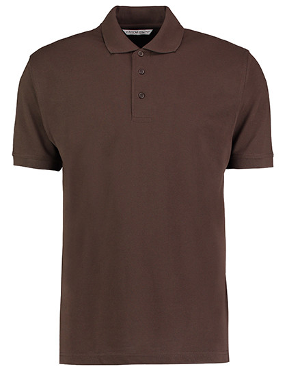 Kustom Kit Classic Fit Klassic Superwash® 60° Polo Chocolate