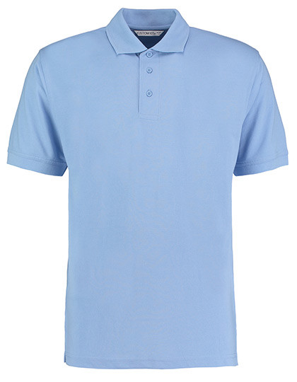 Kustom Kit Classic Fit Klassic Superwash® 60° Polo Light Heather Blue