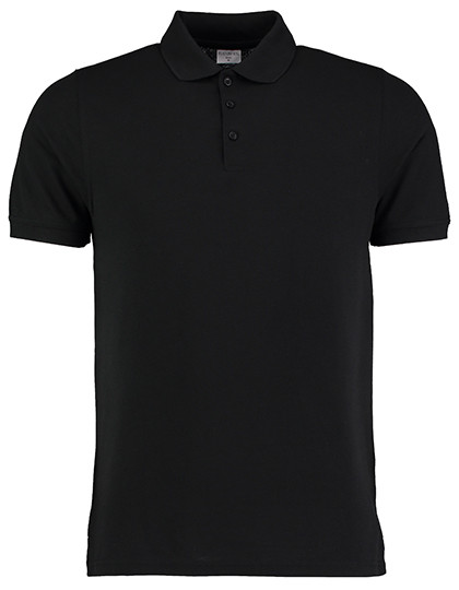 Kustom Kit Slim Fit Heavy Weight Klassic Superwash® 60°  Polo Black