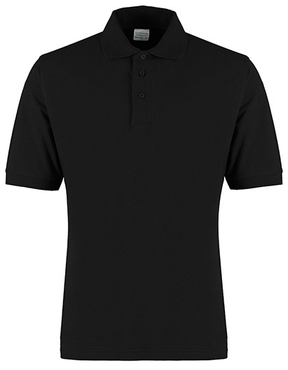 Kustom Kit Classic Fit Cotton Klassic Superwash® 60° Polo Black