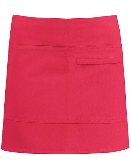 Bargear Short Superwash® 60º Bar Apron Unisex Red
