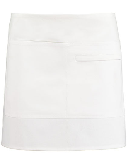 Bargear Short Superwash® 60º Bar Apron Unisex White